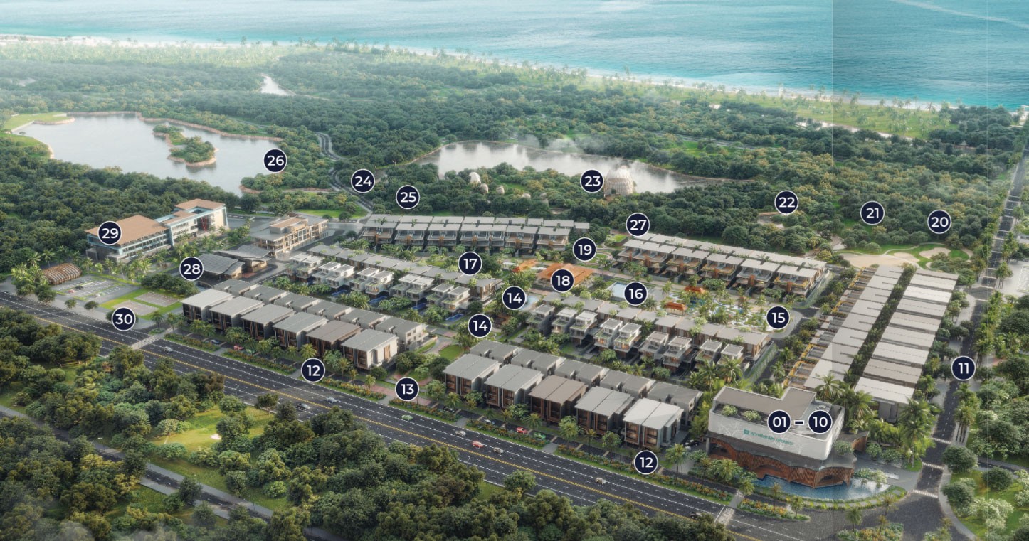 mat bang tien ich Wyndham Grand Lagoona Bình Châu